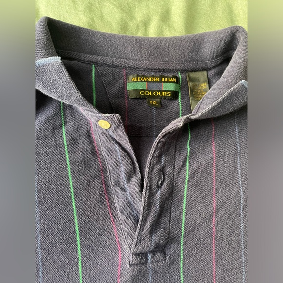 Alexander Julian Colours Vintage Men’s Large Polo - Picture 7 of 7